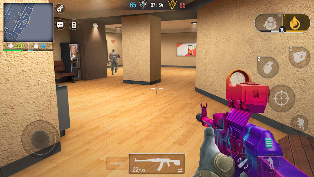 Modern Ops v8.84 MOD APK (Show Enemies, No Recoil, Spread, Menu)