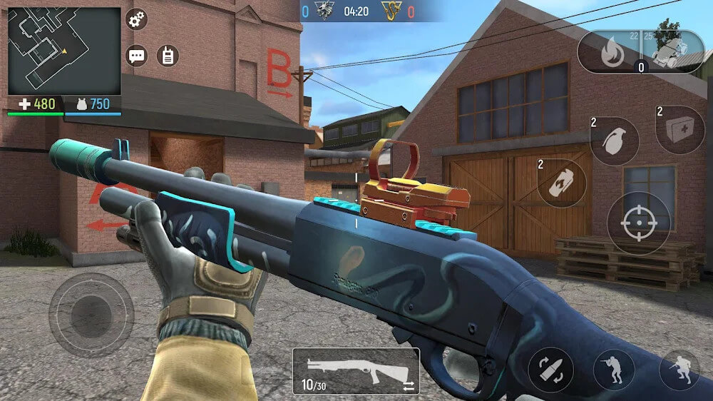 Modern Ops v8.84 MOD APK (Show Enemies, No Recoil, Spread, Menu)