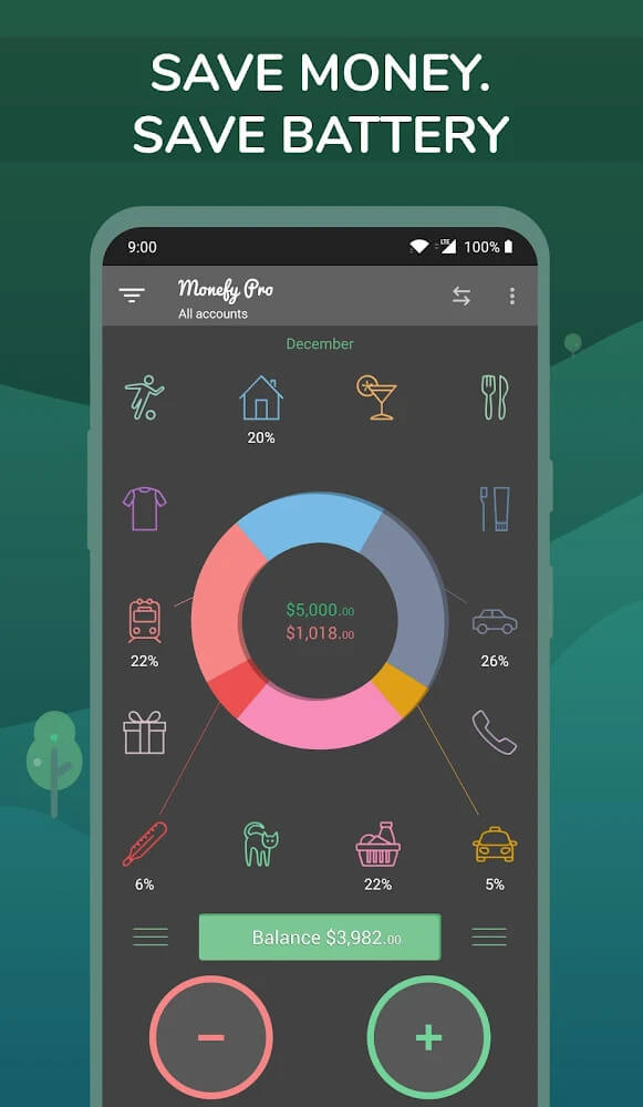 Monefy Pro v1.15.0 APK (Paid)