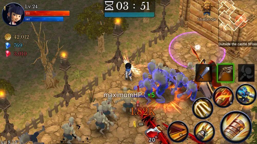 Monster Dungeon: Hunting Master v2.1 MOD APK (Menu, Damage, Money)