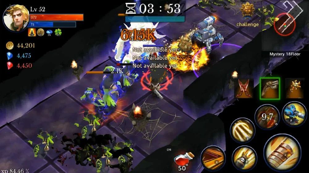 Monster Dungeon: Hunting Master v2.1 MOD APK (Menu, Damage, Money)