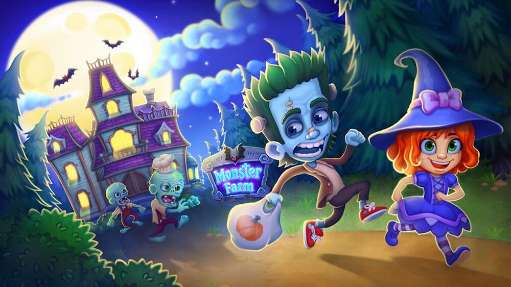 Monster Farm. Family Halloween v2.19 MOD APK (Unlimited Money)