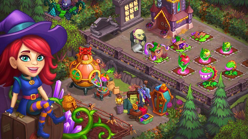 Monster Farm. Family Halloween v2.19 MOD APK (Unlimited Money)