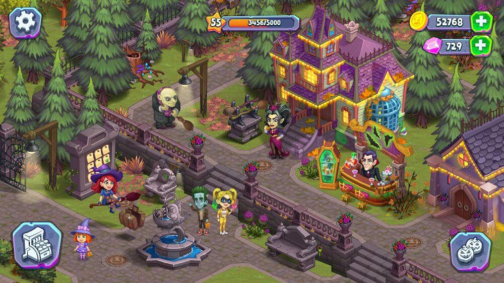 Monster Farm. Family Halloween v2.19 MOD APK (Unlimited Money)