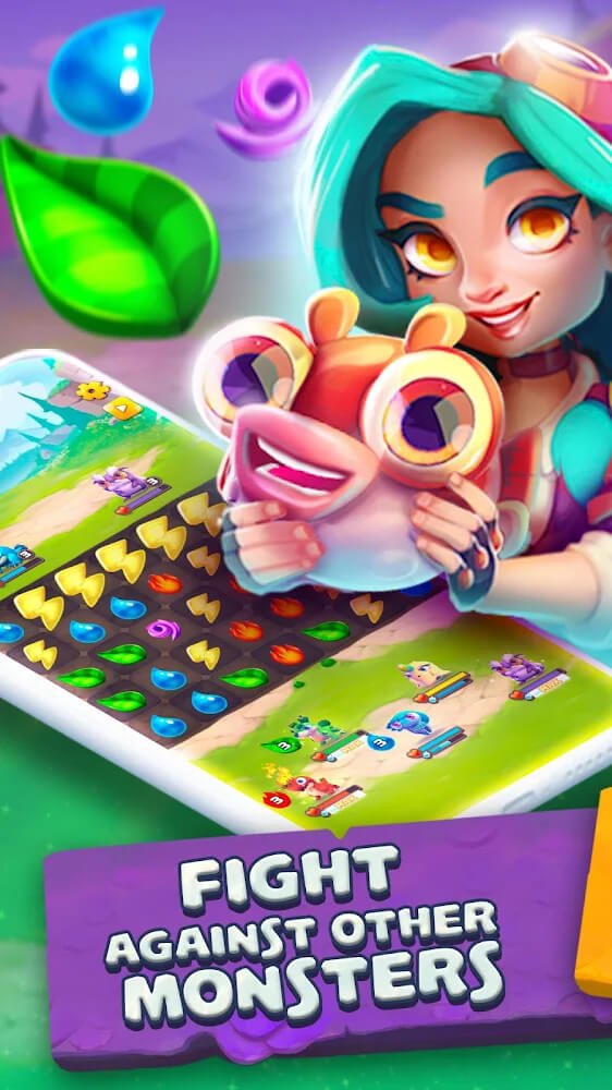 Monster Tales v1.0.120 MOD APK + OBB (Menu/Dame, God Mode)