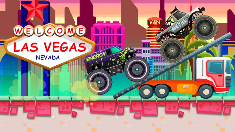 Monster Truck Vlad Niki v1.9.5 MOD APK (Unlimited Gold, Gears)