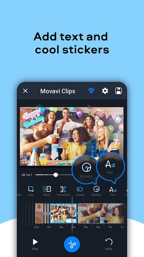 Movavi Clips v4.19.0 APK + MOD (PRO Unlocked)