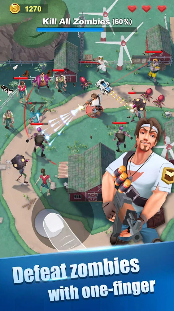 Mow Zombies v1.6.37 MOD APK (Menu Mod, Unlimited All)