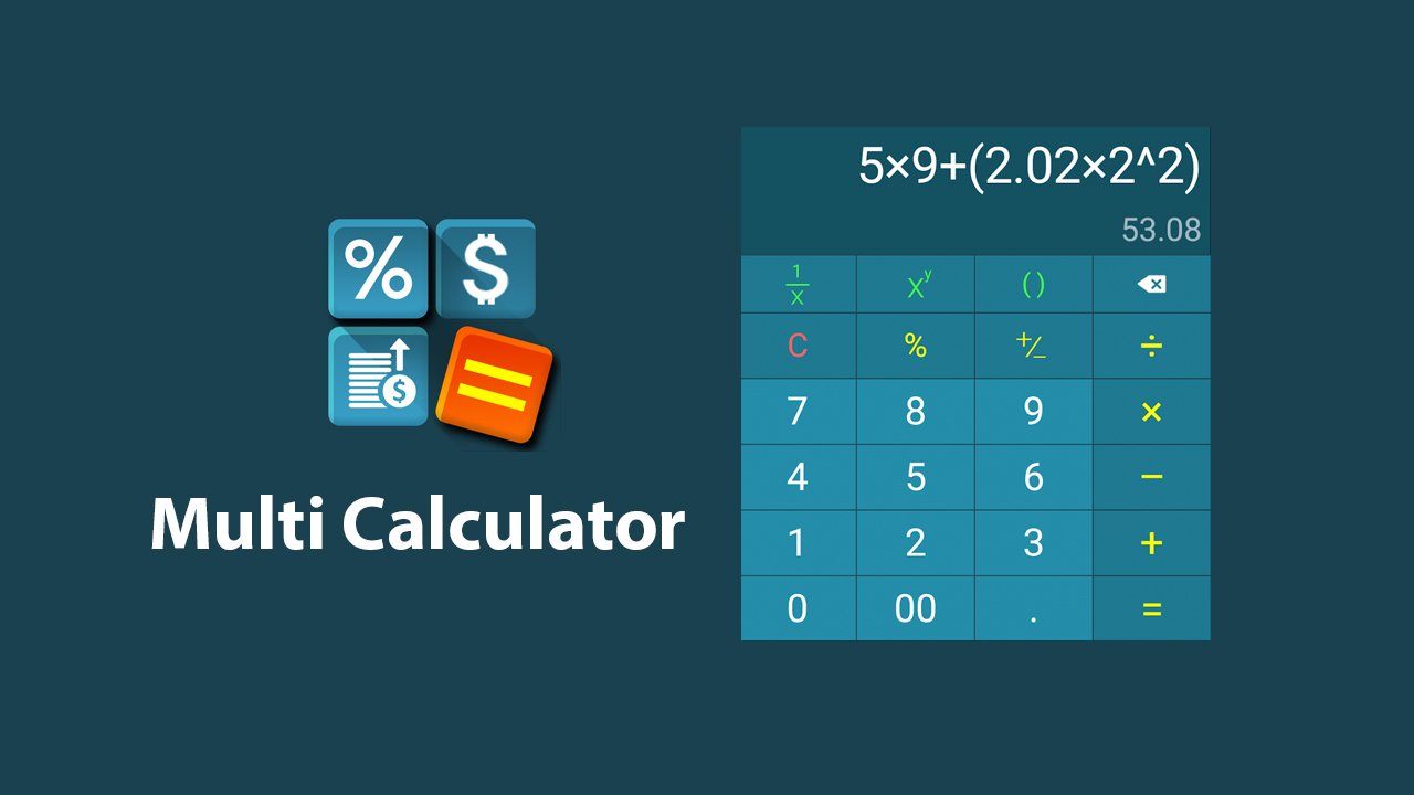 Multi Calculator MOD APK 1.8.4 (Premium Unlocked)