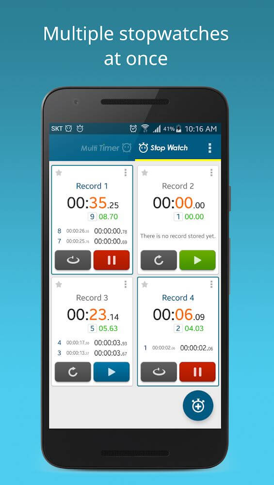 Multi Timer StopWatch v2.12.5 MOD APK (Premium Unlocked)