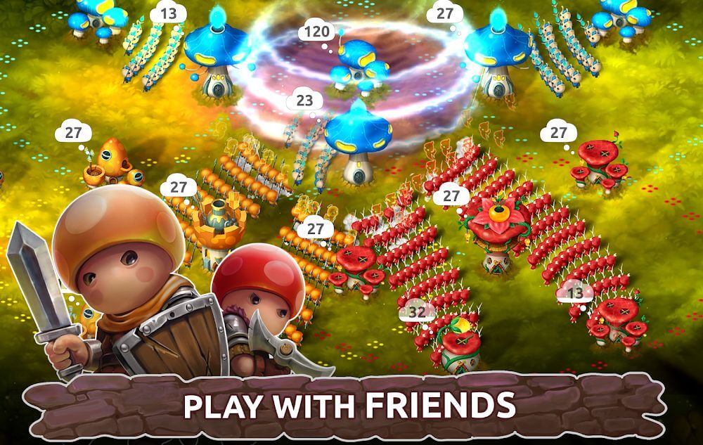 Mushroom Wars 2 v2023.38.3 MOD APK (Menu, Damage, Speed)