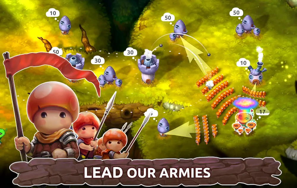 Mushroom Wars 2 v2024.5.0 MOD APK (Unlimited Energy, High Speed)