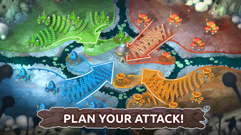 Mushroom Wars 2 v2024.5.0 MOD APK (Unlimited Energy, High Speed)