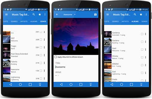 Music Tag Editor Pro 1.0 Apk Unlocked for Android