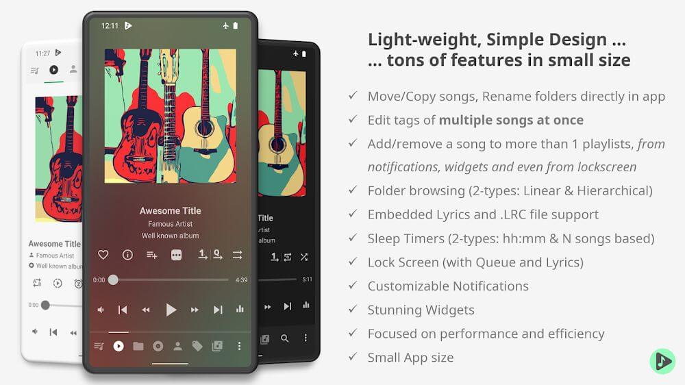 Musicolet Music Player v6.11.1 b481 MOD APK (Pro Unlocked)