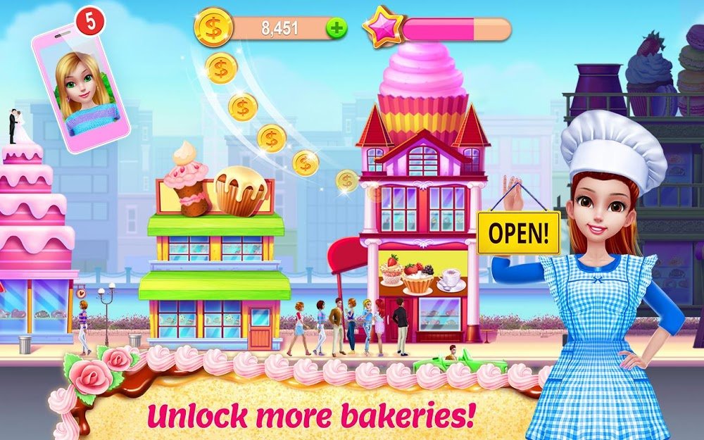 My Bakery Empire v1.2.7 MOD APK + OBB (Full Game)