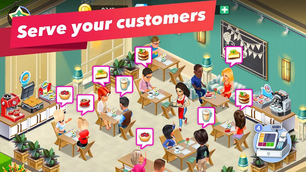 My Cafe v2024.8.1.1 MOD APK + OBB (Speed Up)