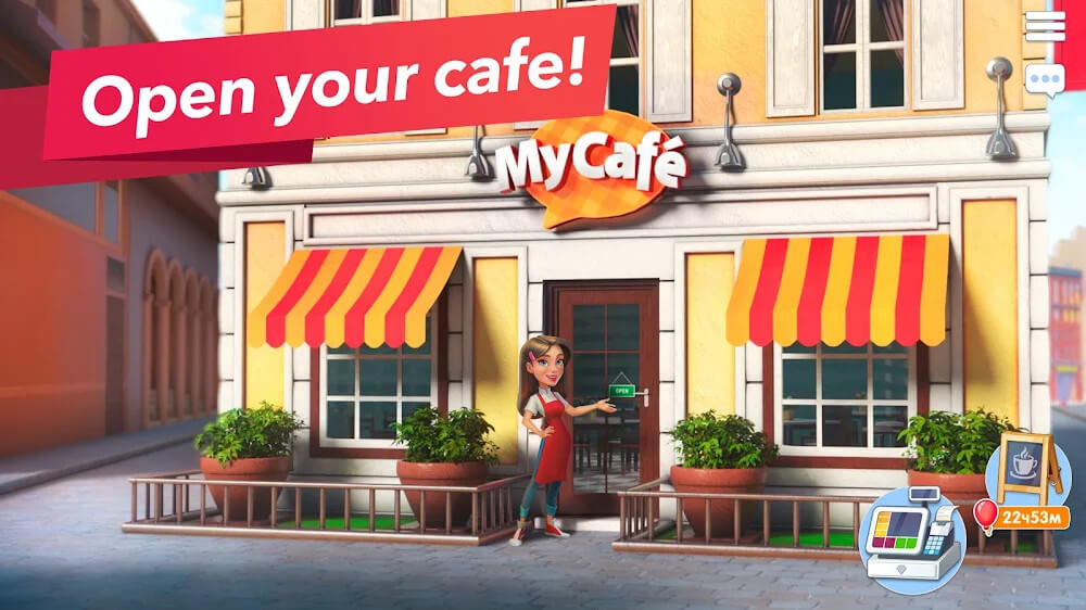 My Cafe v2024.8.1.1 MOD APK + OBB (Speed Up)