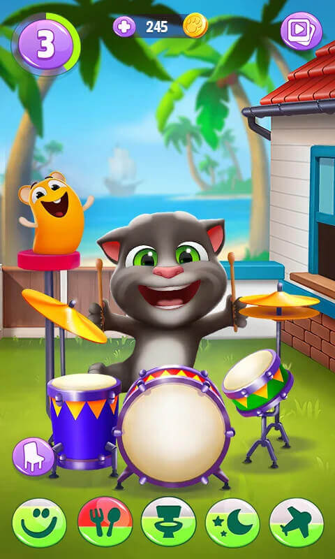 My Talking Tom 2 v4.8.1.9208 MOD APK (Unlimited Coins/Star)