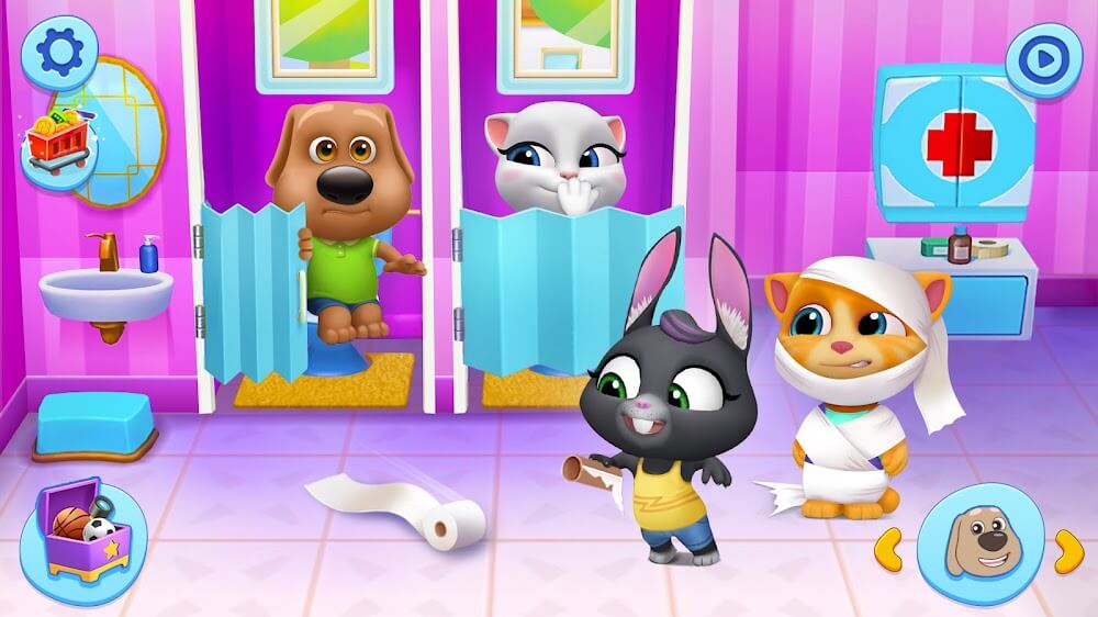 My Talking Tom Friends v3.7.0.12142 MOD APK (Unlimited Money)