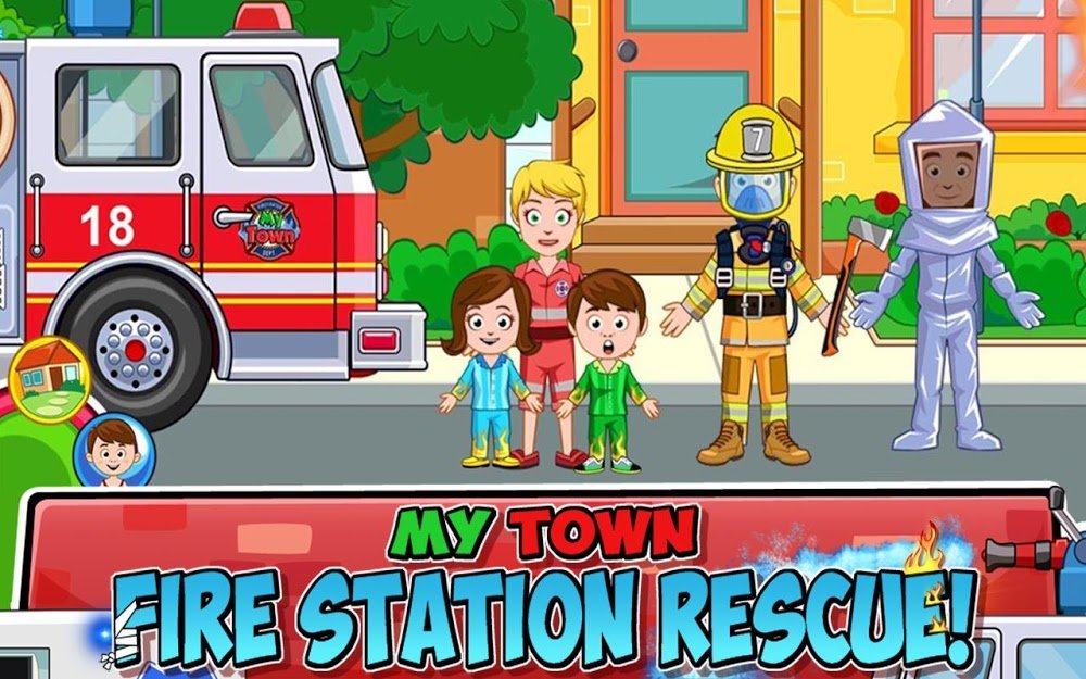 My Town: Fire Station Rescue v1.31 MOD APK (Unlocked) Download for Android