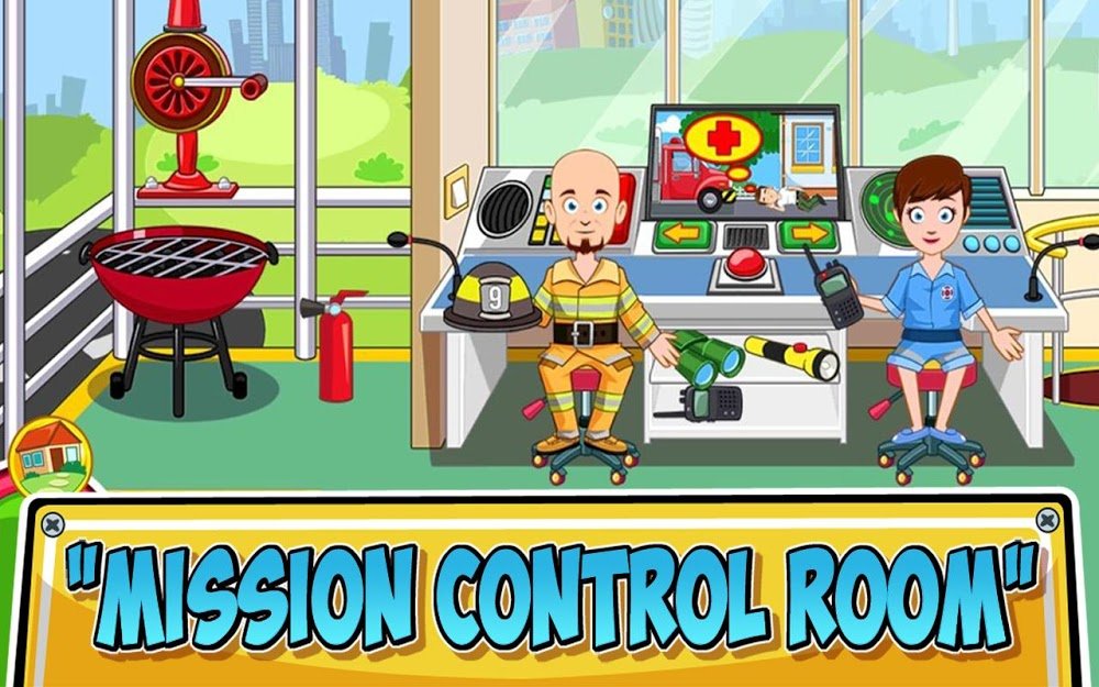 My Town: Fire Station Rescue v1.31 MOD APK (Unlocked) Download for Android