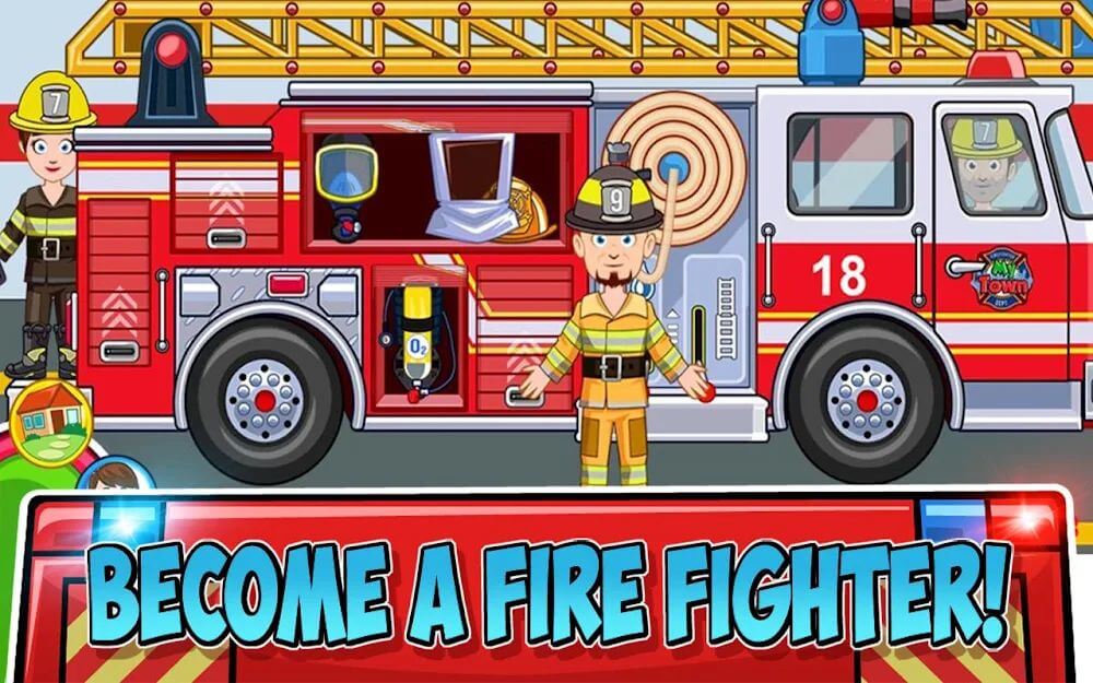 My Town: Fire station Rescue v1.34 APK (Full Game)