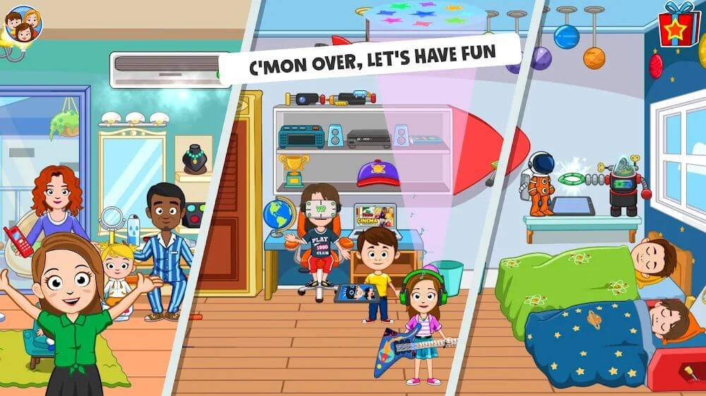 My Town: Friends House v7.00.07 MOD APK (Unlocked all heroes)