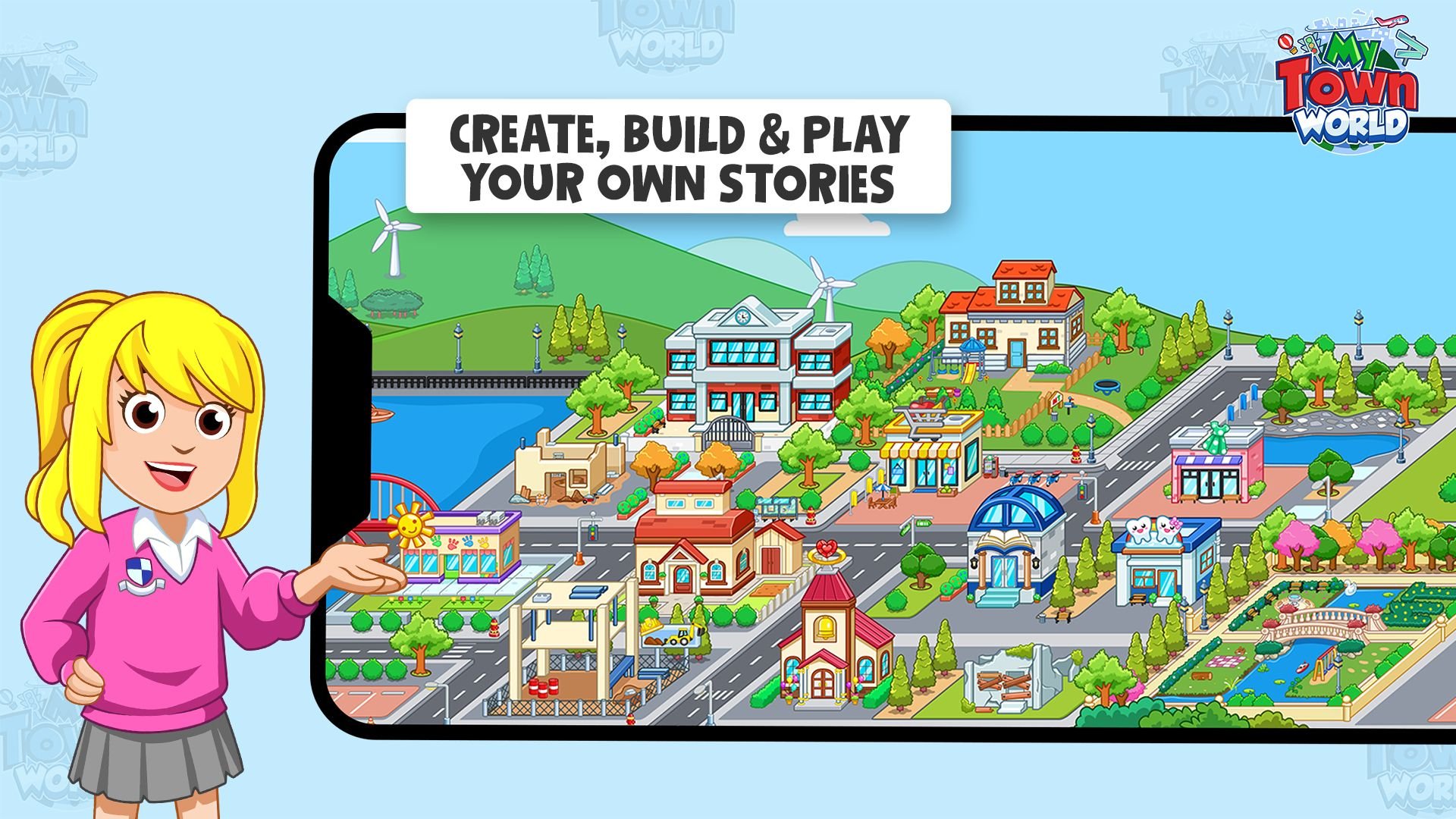 My Town World MOD APK 1.58.1 (Unlocked All)