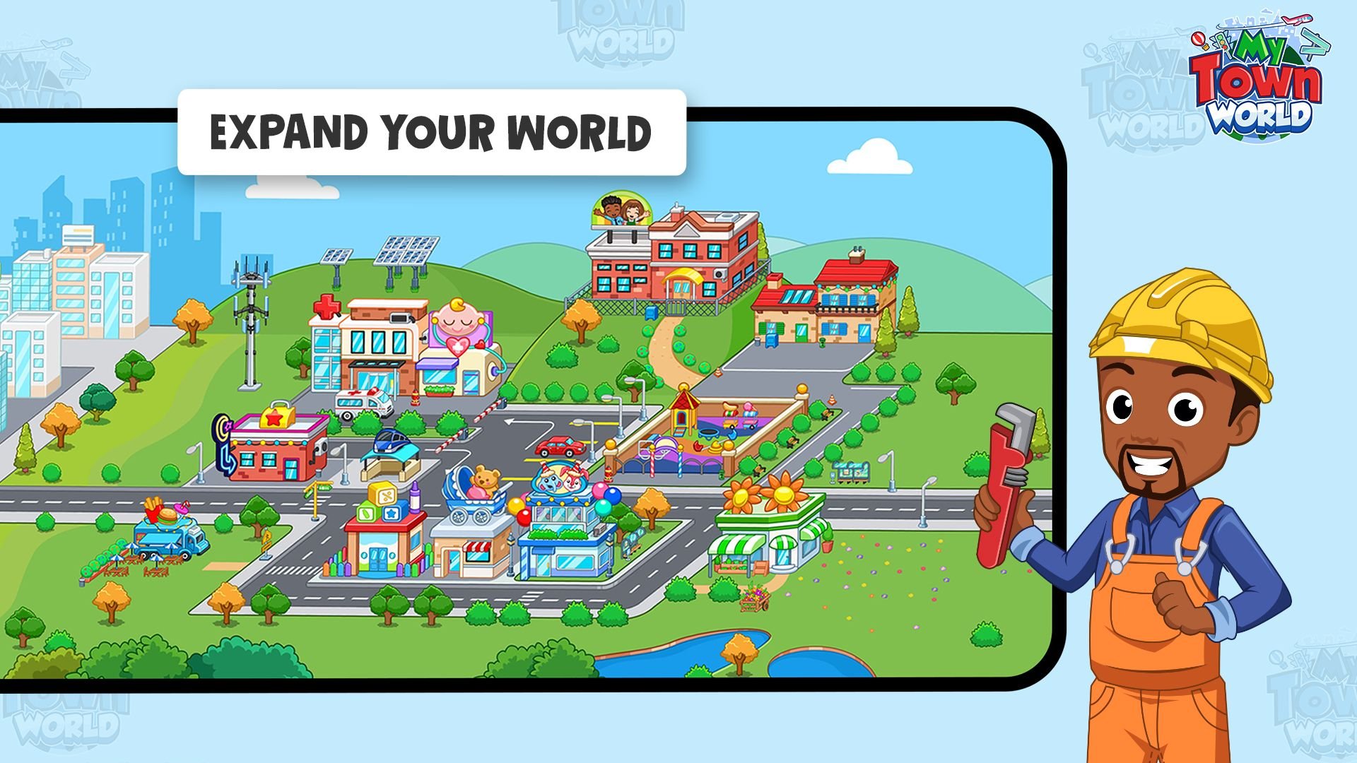 My Town World MOD APK 1.58.1 (Unlocked All)