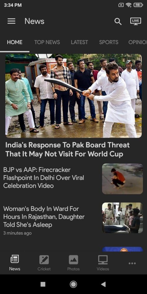 NDTV News v24.07.12 MOD APK (Premium Unlocked)