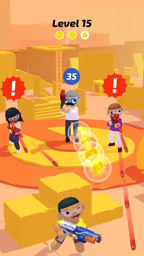 NERF Epic Pranks v1.9.14 MOD APK (Unlocked Skins, Dumb Enemy)