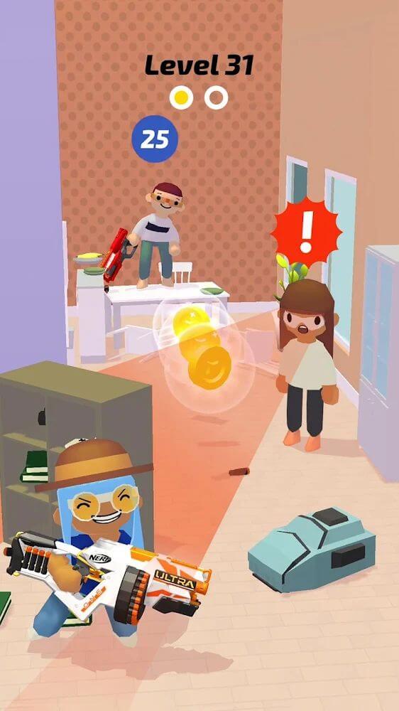 NERF Epic Pranks v1.9.14 MOD APK (Unlocked Skins, Dumb Enemy)