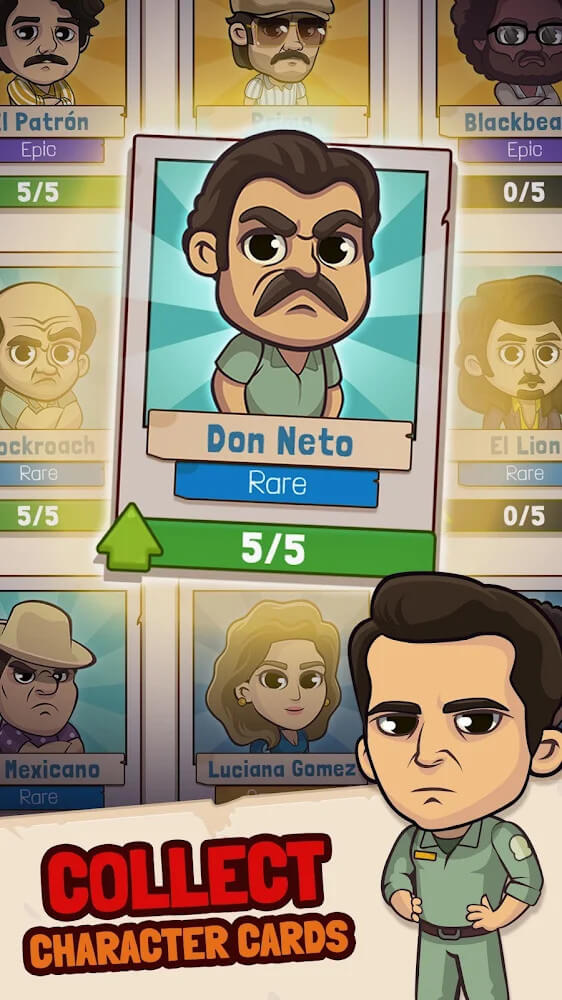 Narcos: Idle Cartel v5.0.7 MOD APK (Free Upgrade)