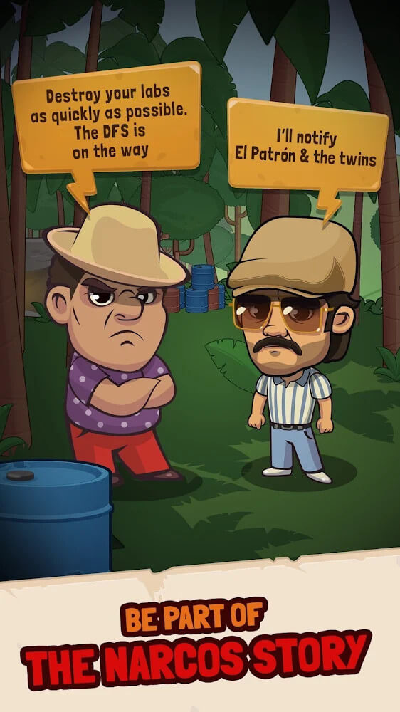 Narcos: Idle Cartel v5.0.7 MOD APK (Free Upgrade)