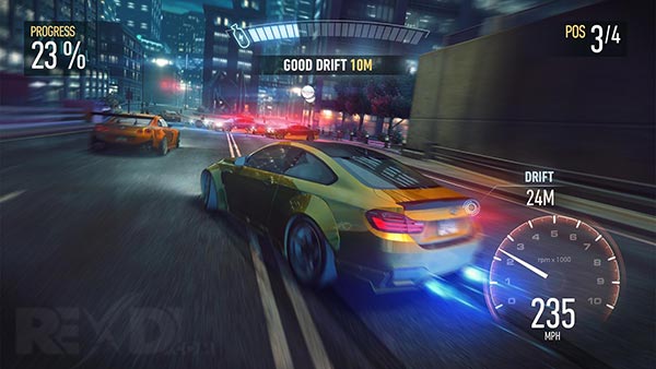 Need for Speed No Limits Mod Apk 6.2.0 (Money/Nitrous) Android