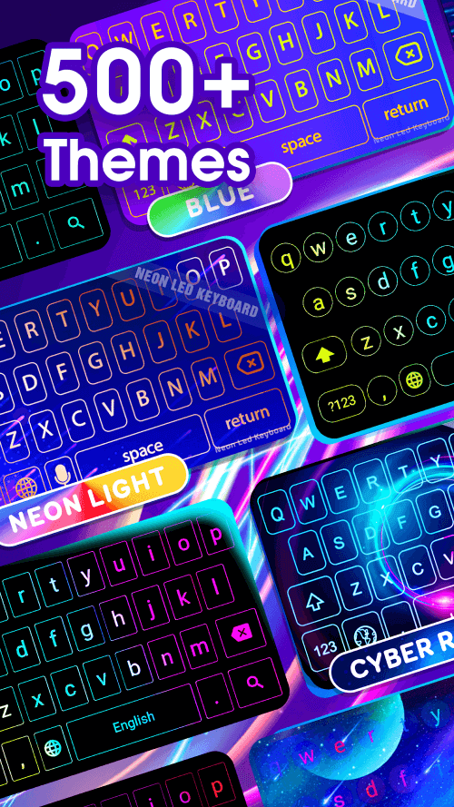 Neon LED Keyboard v3.6.6 MOD APK (Premium Unlocked)