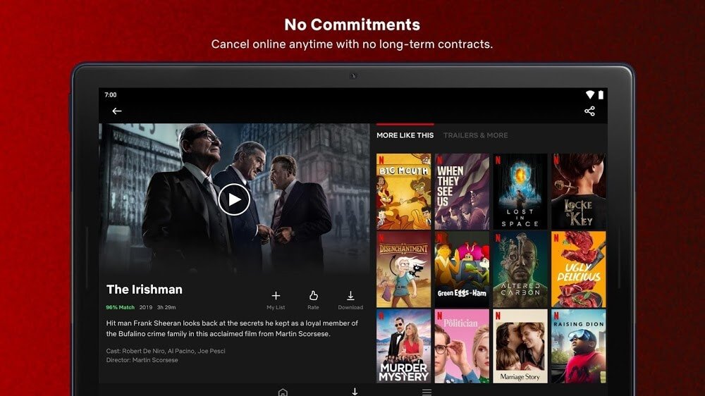 Netflix v8.125.0 MOD APK (Premium Unlocked/4K HDR/Work 100%)