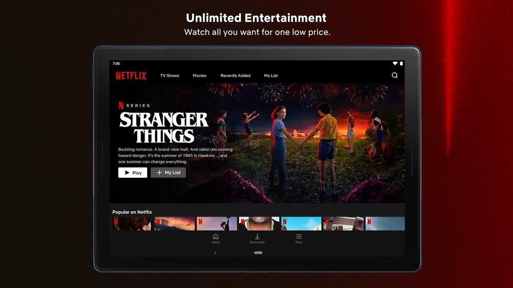 Netflix vVaries with device MOD APK (Premium/4K HDR/Unlocked All)