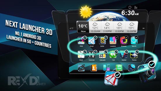 Next Launcher 3D Shell 3.7.3.2 Apk Patched for Android