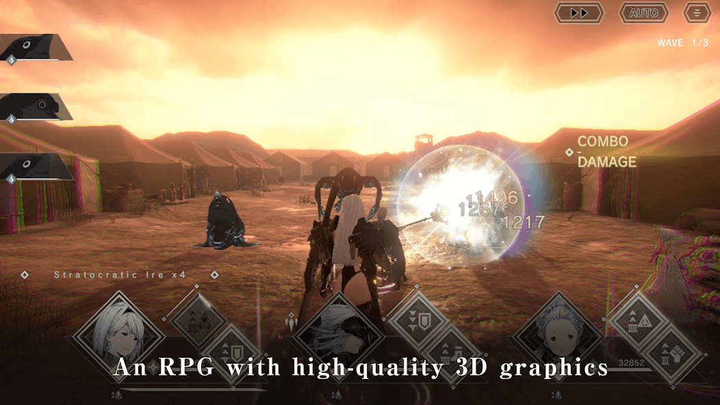 NieR Re[in]carnation v3.7.1 MOD APK (Menu/Damage, Defense)