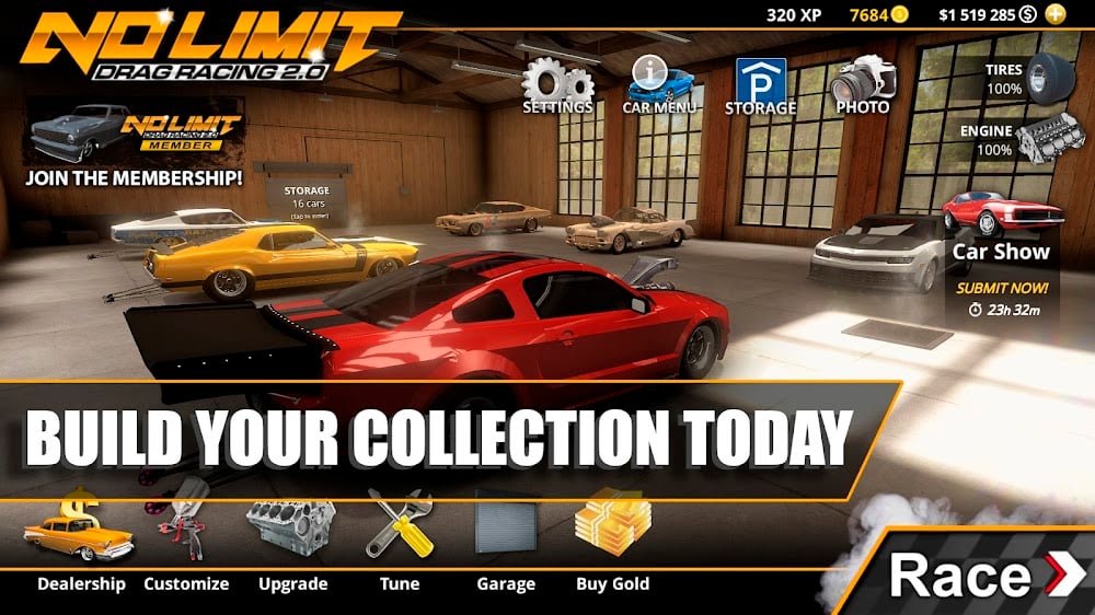 No Limit Drag Racing 2 v2.0.2 MOD APK (Unlimited Money)