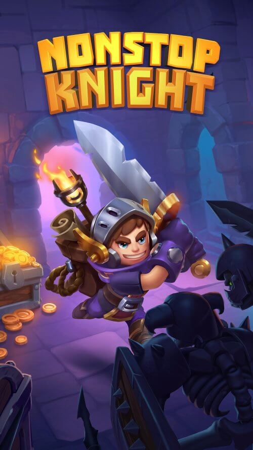 Nonstop Knight v2.20.1 MOD APK (Free Upgrade, Always Critical, No CD)