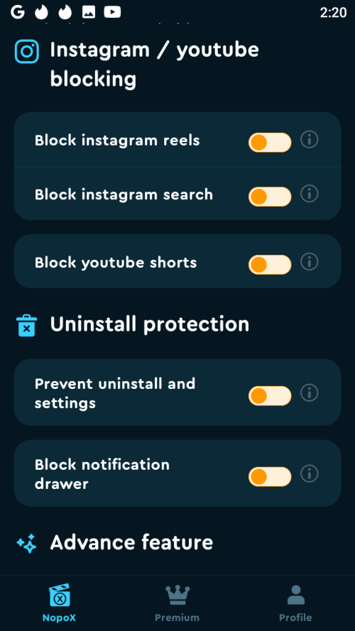 NopoX - Porn blocker v1.0.53 MOD APK (Premium Unlocked)