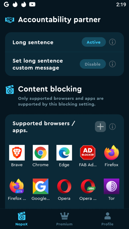 NopoX - Porn blocker v1.0.53 MOD APK (Premium Unlocked)