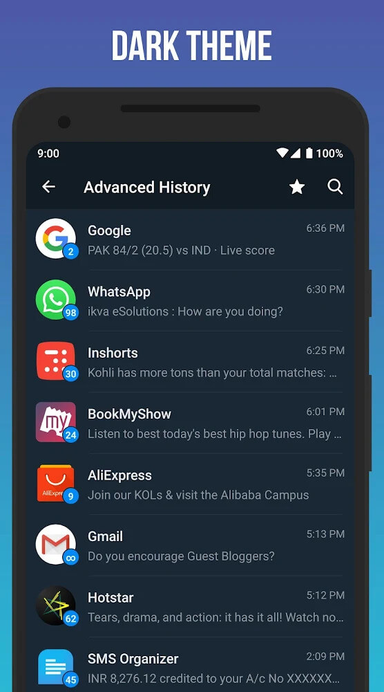 Notification History Log v16.3.7 MOD APK (Pro Unlocked)