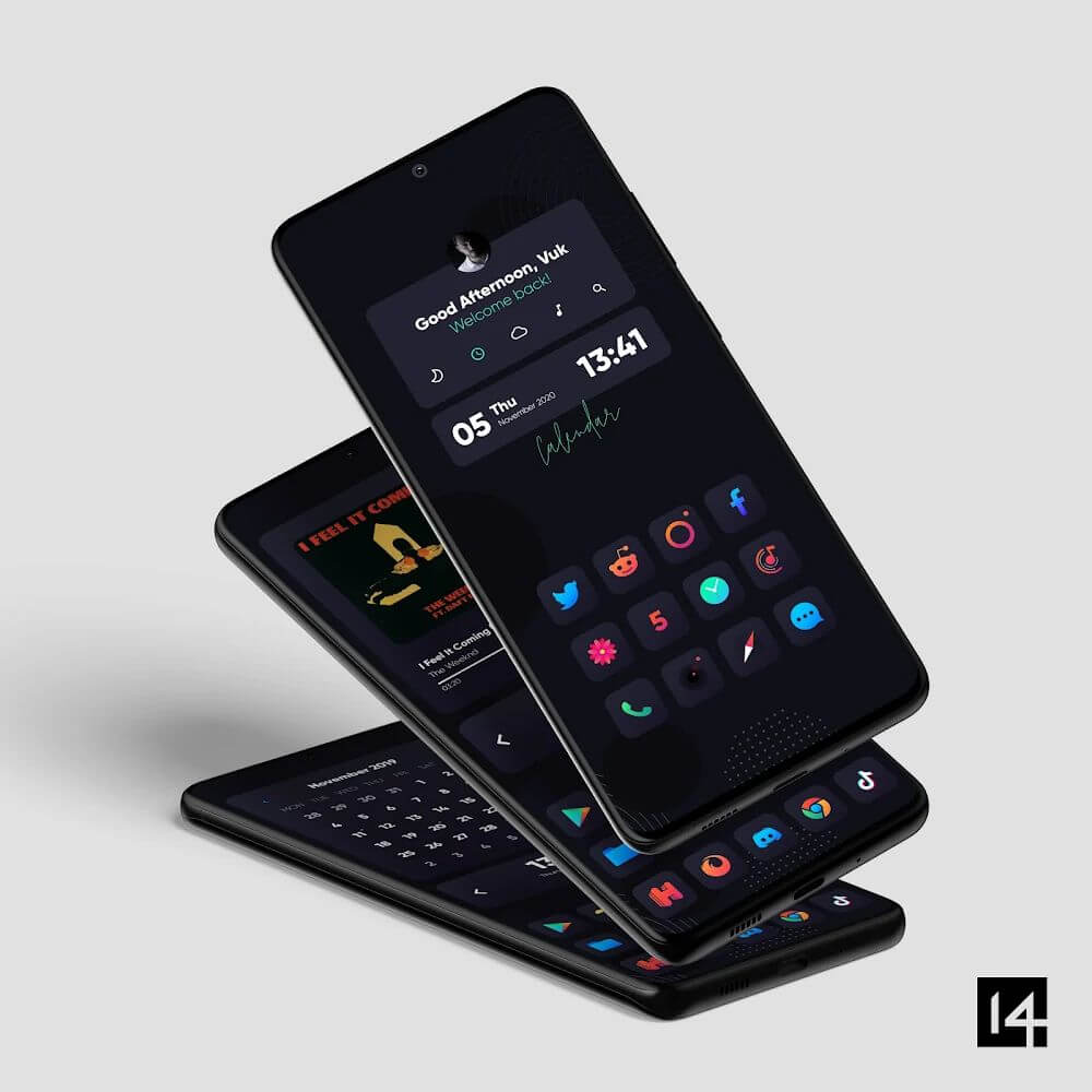 Nova Dark Icon Pack v6.9.0 APK (Patched)