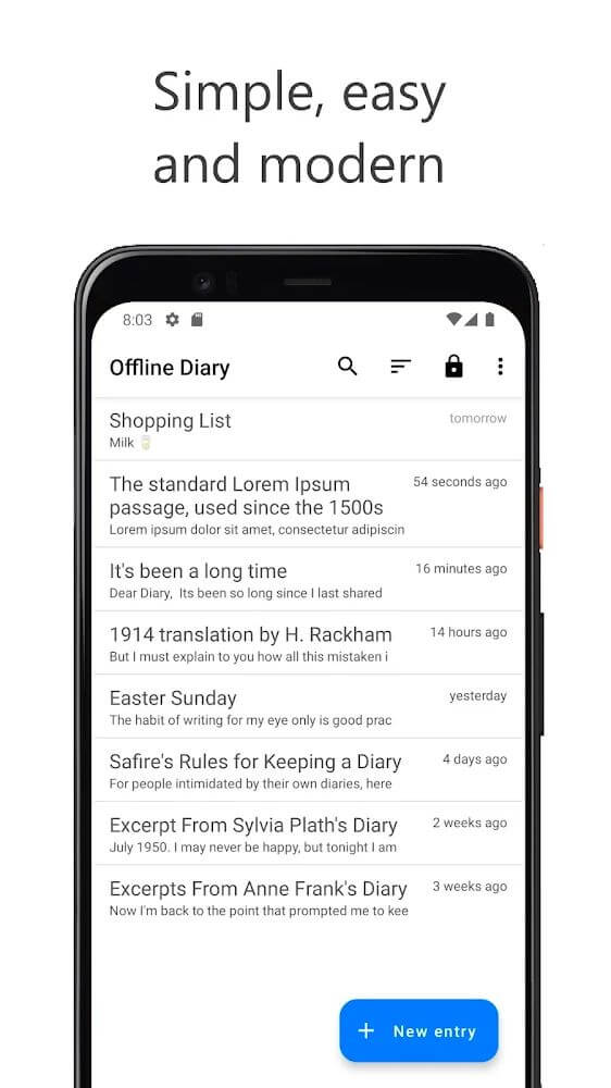 Offline Diary v3.27.4 APK + MOD (Premium Unlocked)