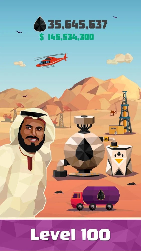Oil Tycoon: Gas Idle Factory v4.3.1 MOD APK (Unlimited Money/VIP)