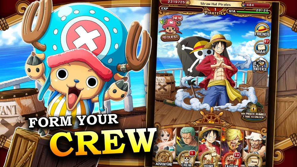 One Piece Treasure Cruise v11.1.2 MOD APK (Menu/High Damage)